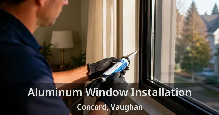 Aluminum Window Installation Concord, Vaughan - ON