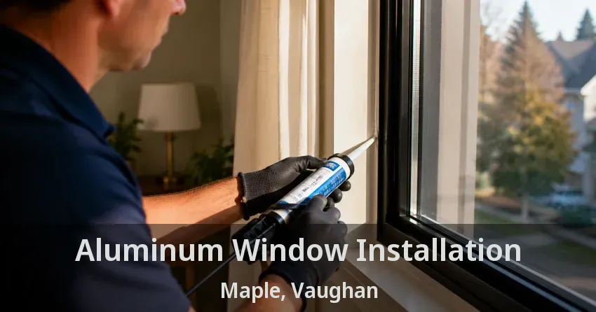 Aluminum Window Installation Maple, Vaughan - ON