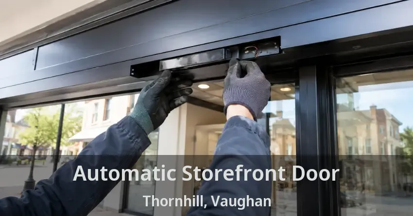 Automatic Storefront Door Thornhill, Vaughan - ON