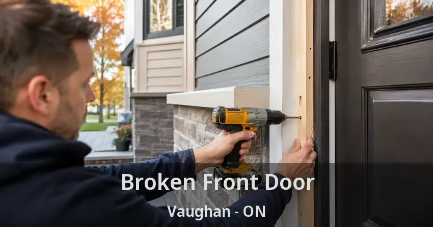 Broken Front Door Vaughan - ON