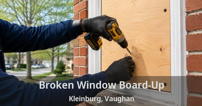 Broken Window Board-Up Kleinburg, Vaughan - ON