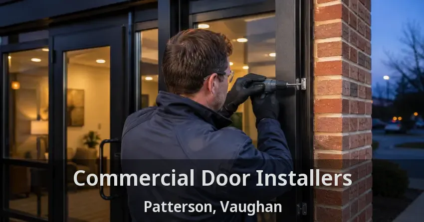 Commercial Door Installers Patterson, Vaughan - ON