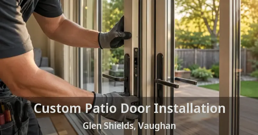 Custom Patio Door Installation Glen Shields, Vaughan - ON