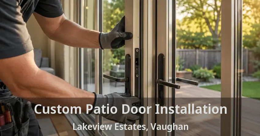 Custom Patio Door Installation Lakeview Estates, Vaughan - ON