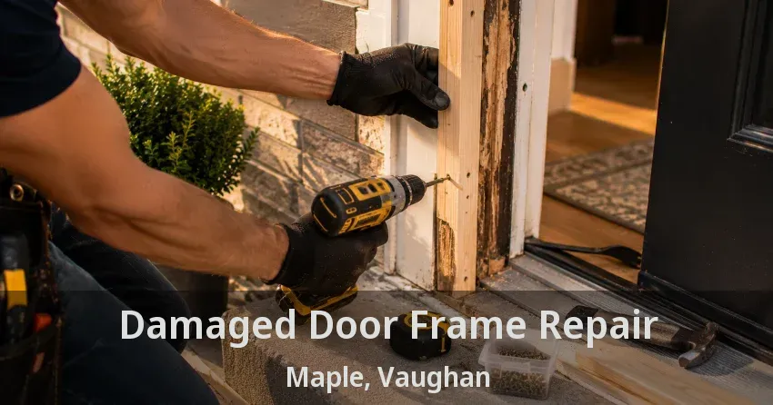 Damaged Door Frame Repair Maple, Vaughan - ON
