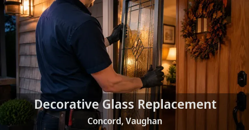 Decorative Glass Replacement Concord, Vaughan - ON