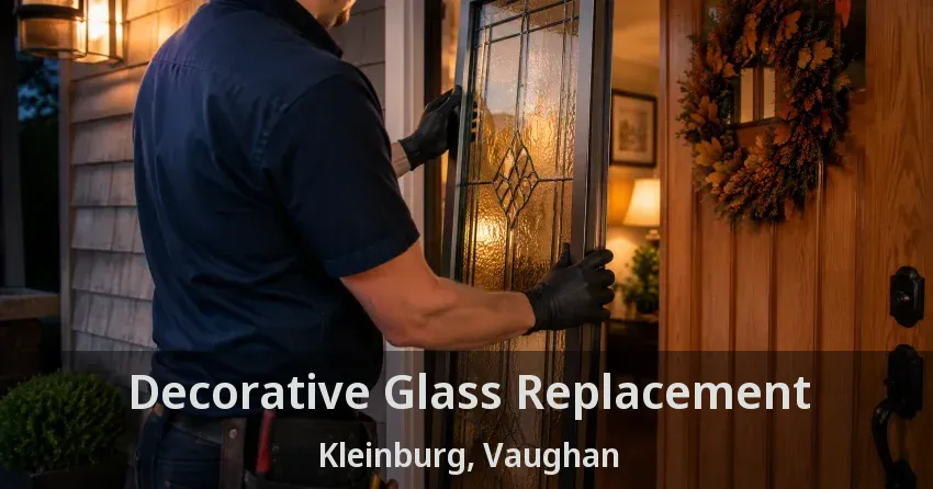 Decorative Glass Replacement Kleinburg, Vaughan - ON