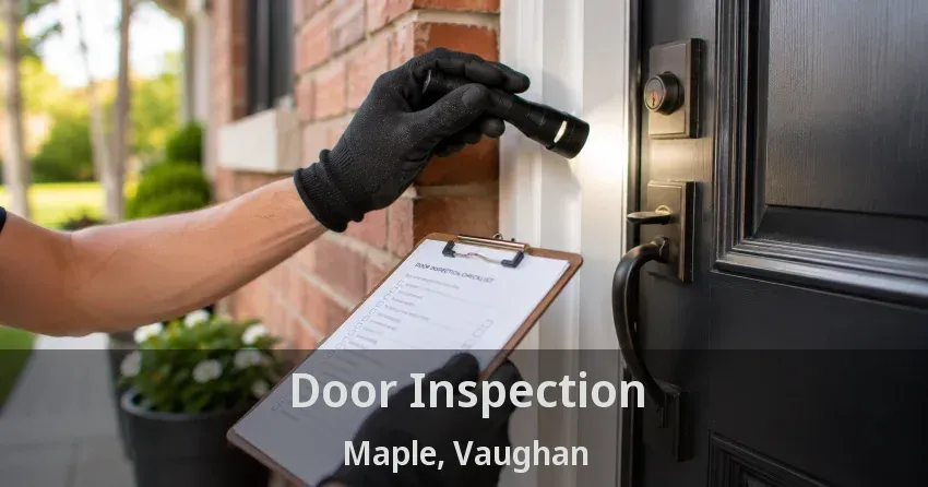 Door Inspection Maple, Vaughan - ON