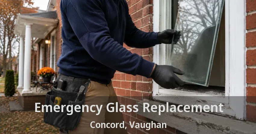 Emergency Glass Replacement Concord, Vaughan - ON