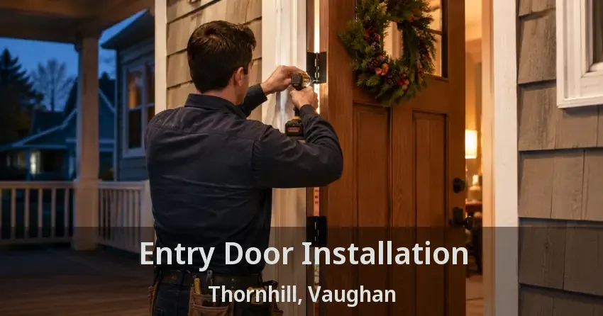 Entry Door Installation Thornhill, Vaughan - ON