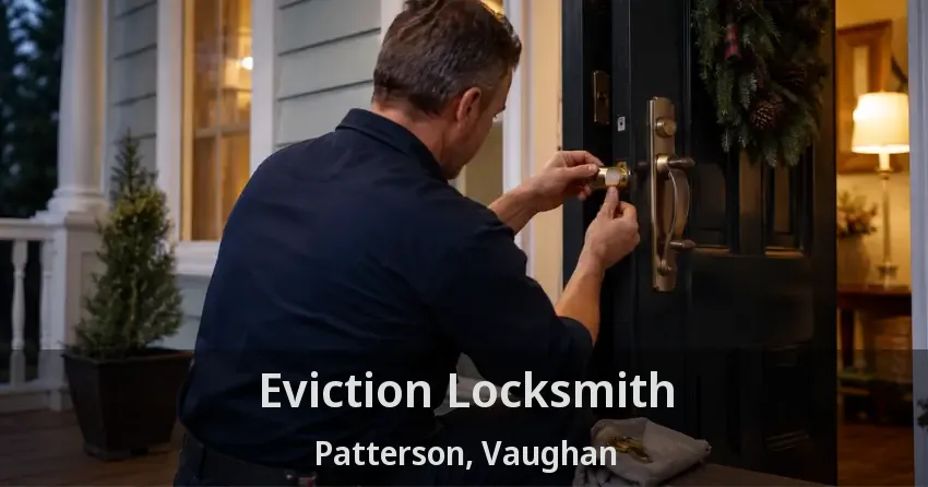 Eviction Locksmith Patterson, Vaughan - ON