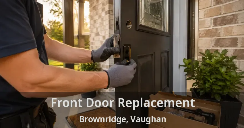 Front Door Replacement Brownridge, Vaughan - ON