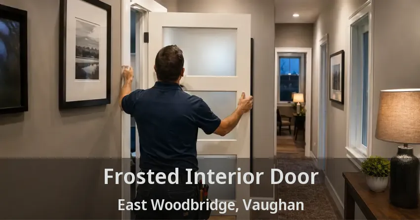 Frosted Interior Door East Woodbridge, Vaughan - ON