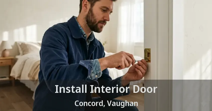 Install Interior Door Concord, Vaughan - ON