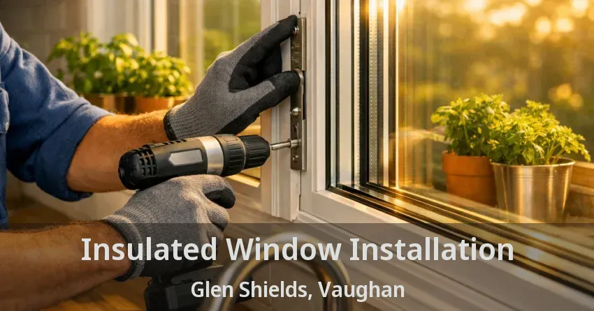 Insulated Window Installation Glen Shields, Vaughan - ON