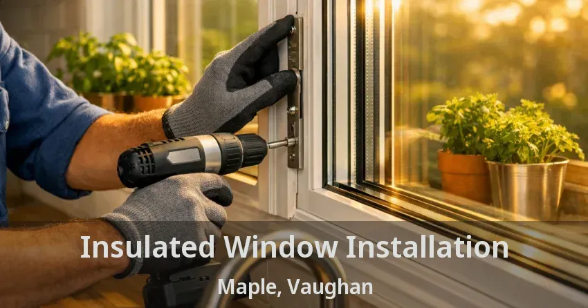 Insulated Window Installation Maple, Vaughan - ON