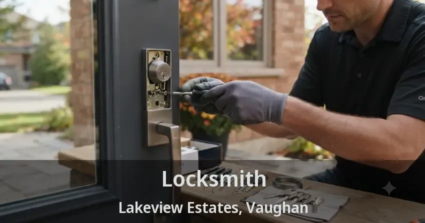 Locksmith Lakeview Estates, Vaughan - ON
