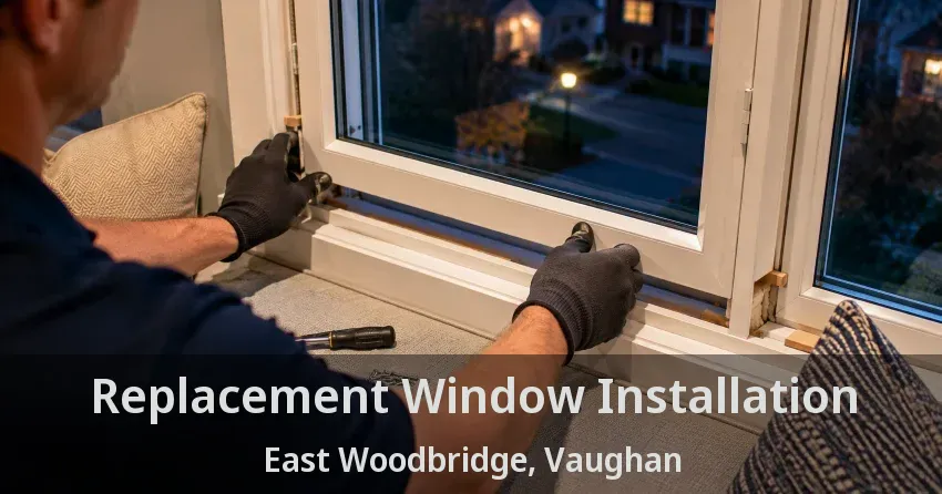 Replacement Window Installation East Woodbridge, Vaughan - ON