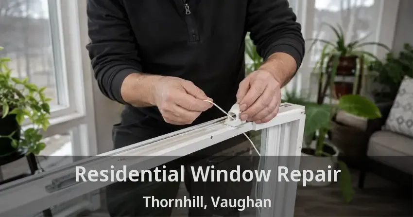 Residential Window Repair Thornhill, Vaughan - ON