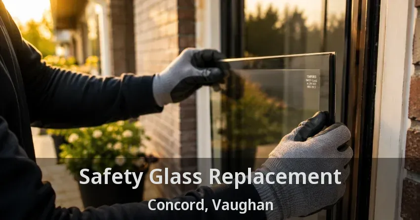 Safety Glass Replacement Concord, Vaughan - ON