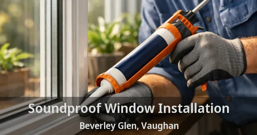 Soundproof Window Installation Beverley Glen, Vaughan - ON