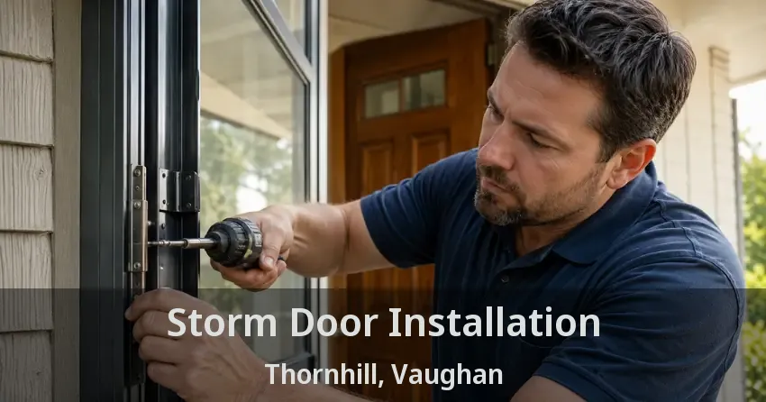 Storm Door Installation Thornhill, Vaughan - ON