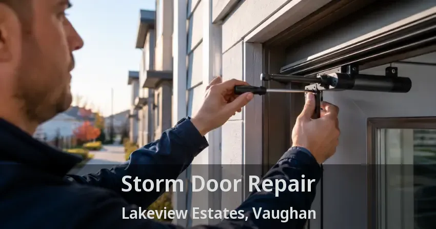 Storm Door Repair Lakeview Estates, Vaughan - ON