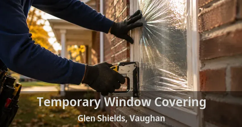 Temporary Window Covering Glen Shields, Vaughan - ON