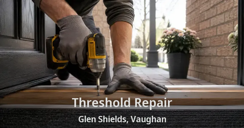 Threshold Repair Glen Shields, Vaughan - ON
