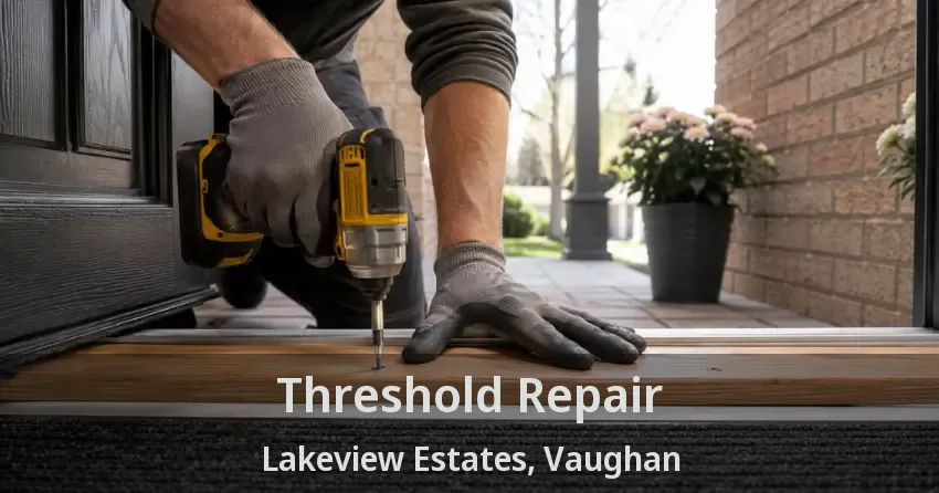 Threshold Repair Lakeview Estates, Vaughan - ON