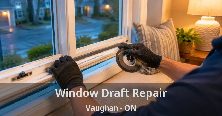 Window Draft Repair Vaughan - ON