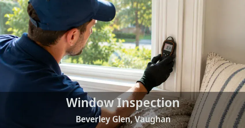 Window Inspection Beverley Glen, Vaughan - ON
