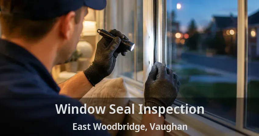 Window Seal Inspection East Woodbridge, Vaughan - ON