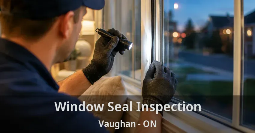 Window Seal Inspection Vaughan - ON