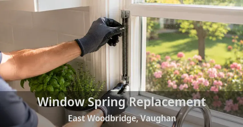 Window Spring Replacement East Woodbridge, Vaughan - ON