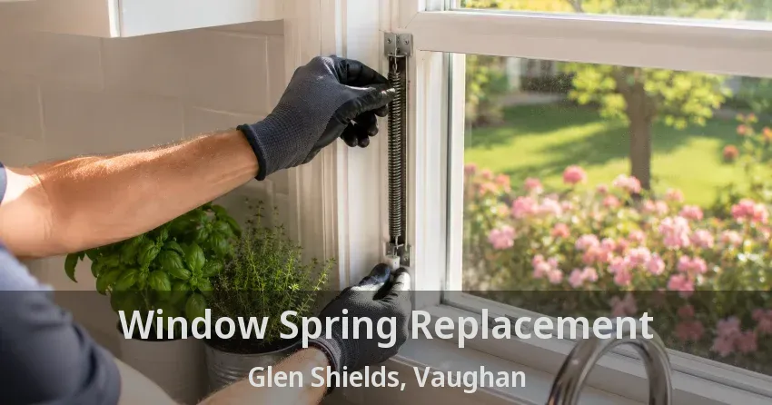 Window Spring Replacement Glen Shields, Vaughan - ON