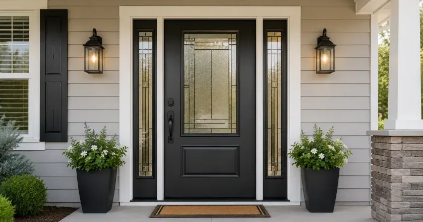 full door replacement installation in Thornhill, Vaughan