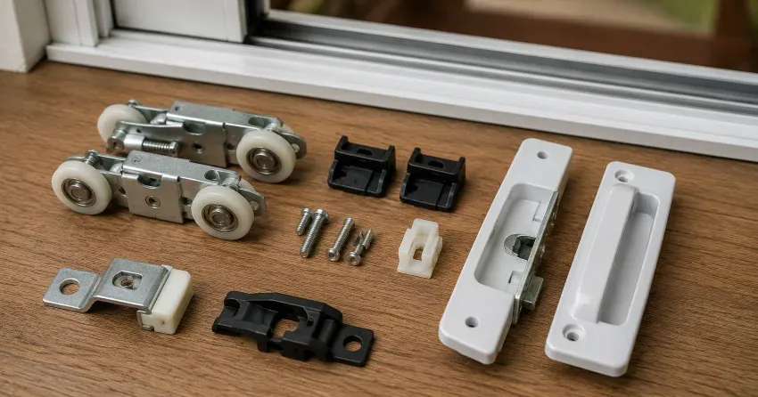 sliding door broken Patterson, Vaughan roller and track inspection